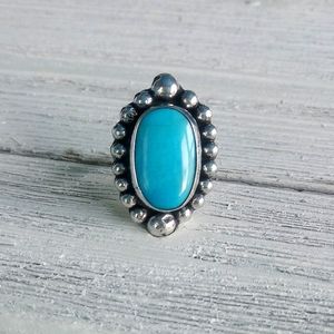 Handcrafted Sterling Silver Turquoise Ring